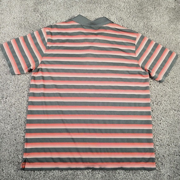 Nike Golf Men Dri Fit Striped Polo Shirt Size Large Performance Athletic Weekend - Picture 8 of 11